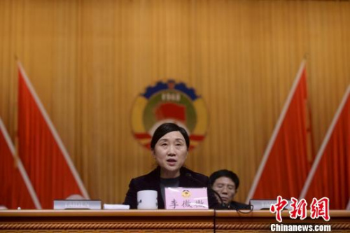 李微微當選為湖南省政協(xié)主席。唐小晴 攝